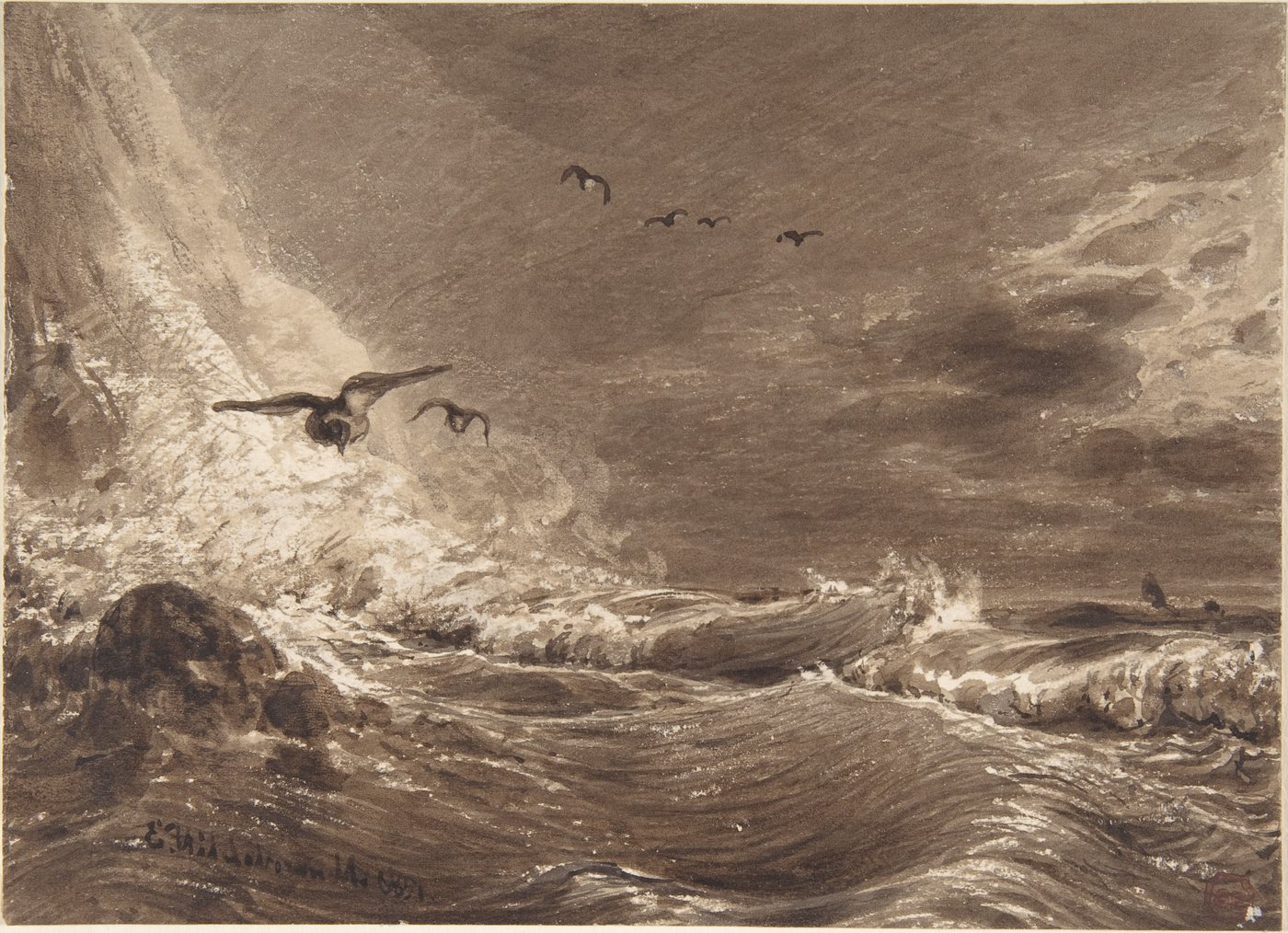 Stormy Sea, 1851
