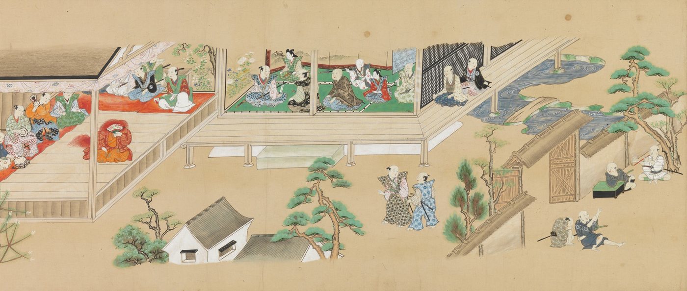 Six Noh Performances in Scenes from Daily Life, late 17th–early 18th century