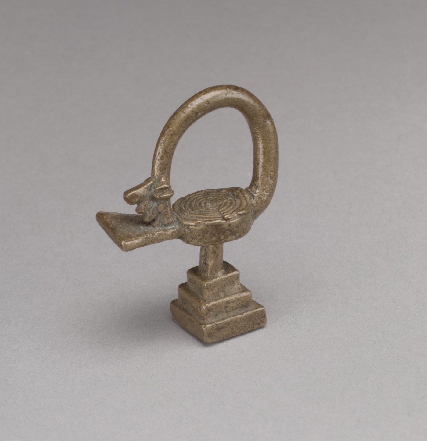 Sankofa bird gold weight, 18th–19th century