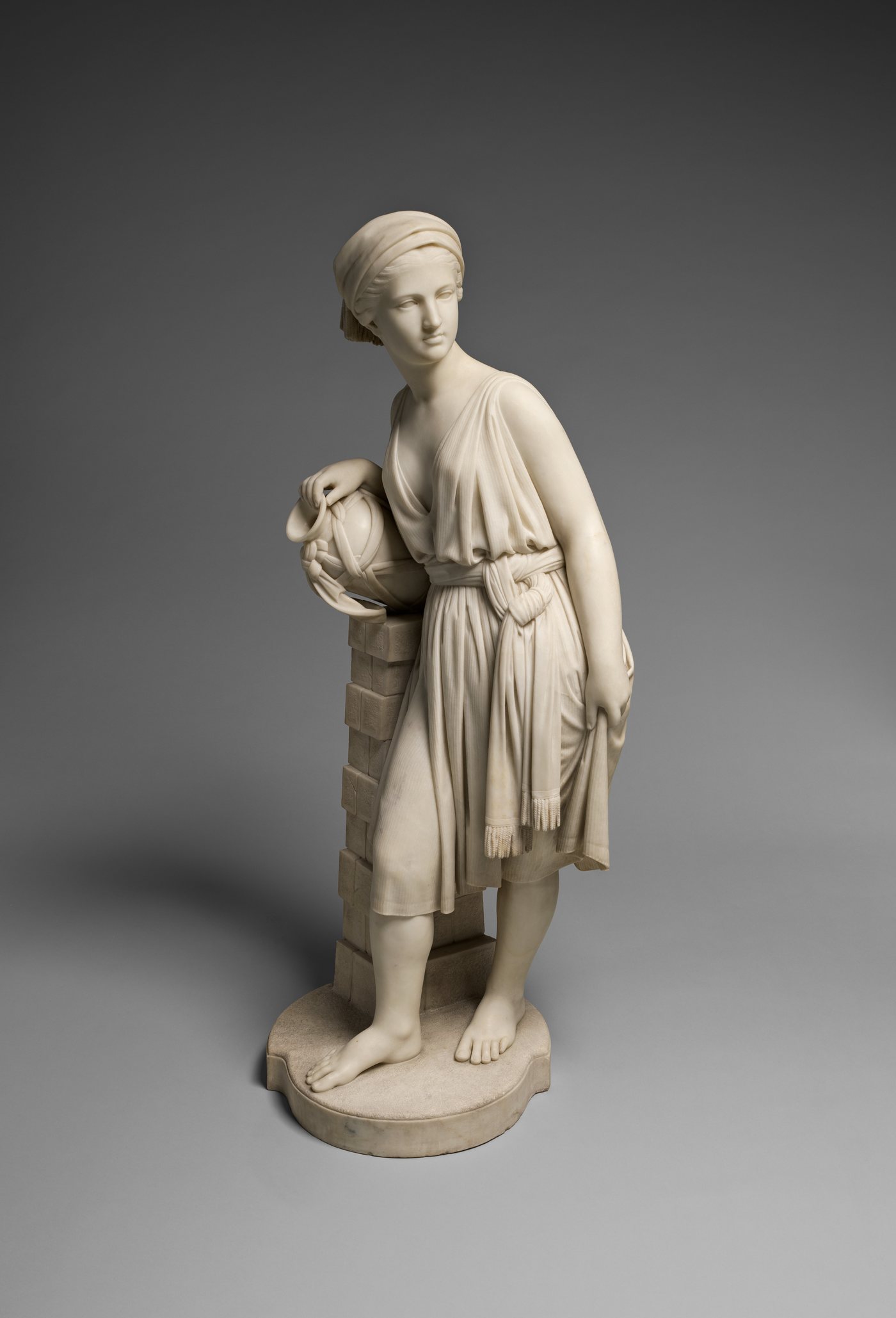 Rebecca at the Well, 1854; carved 1866