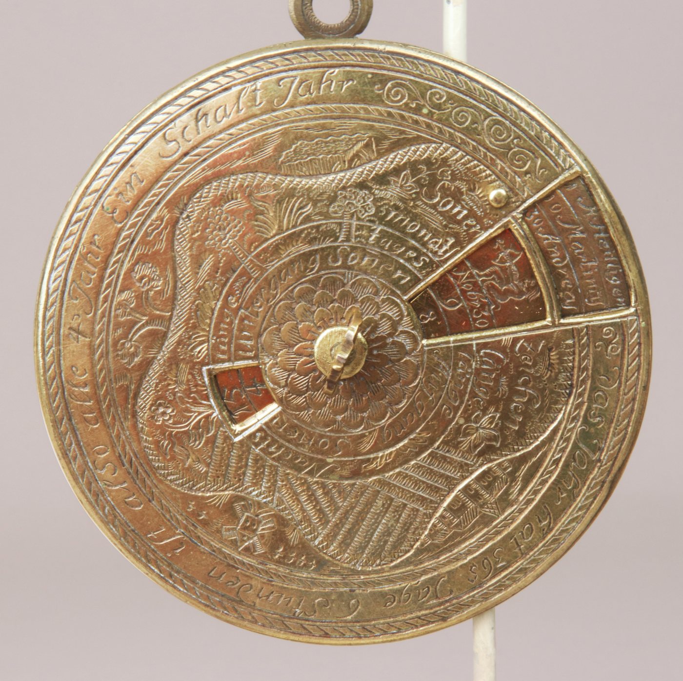 Perpetual calendar, possibly 16th century