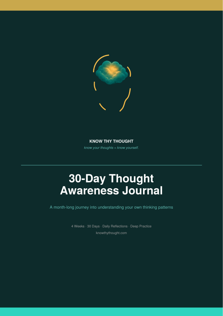 30-Day Thought Awareness Journal