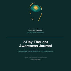 7-Day Thought Awareness Journal