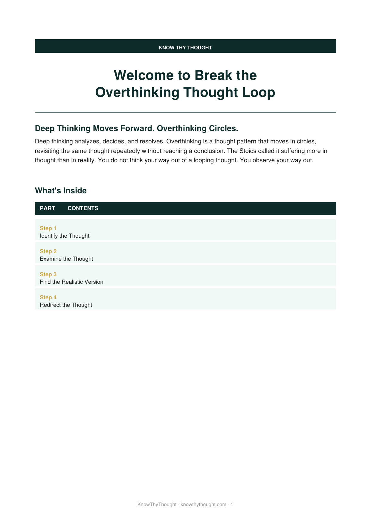 Break the Overthinking Thought Loop - Image 2