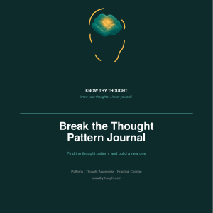 Break the Thought Pattern Journal