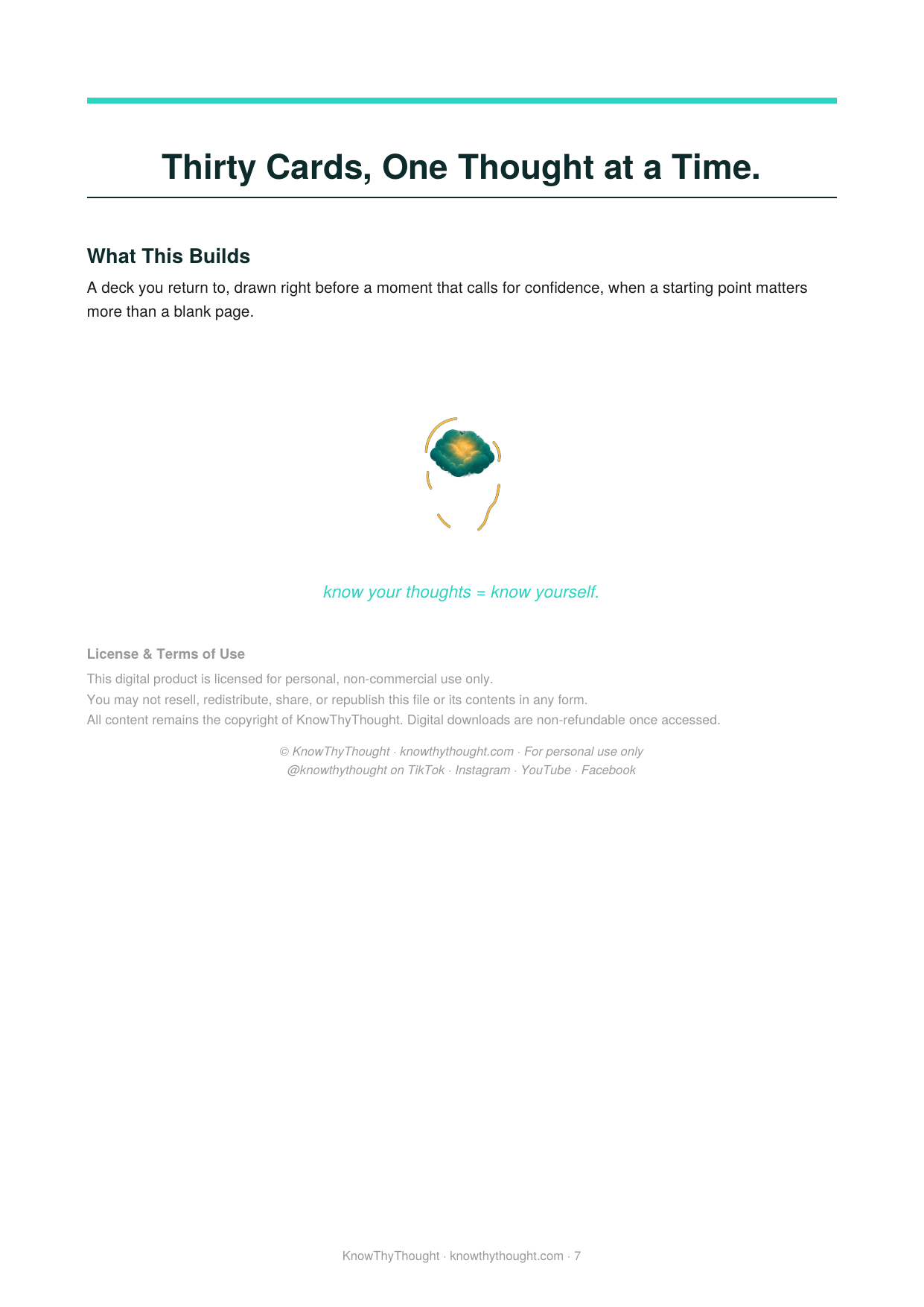 The Confidence Thought Deck - Image 3
