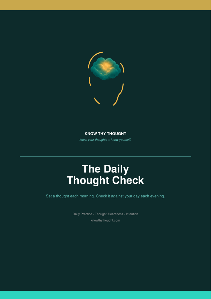 The Daily Thought Check