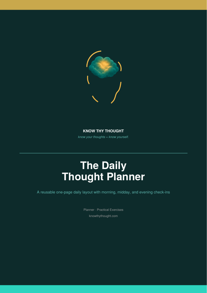 The Daily Thought Planner