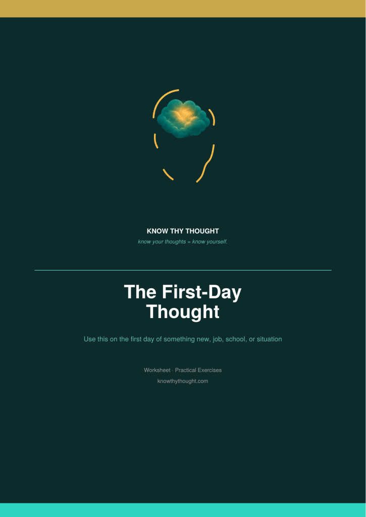 The First-Day Thought