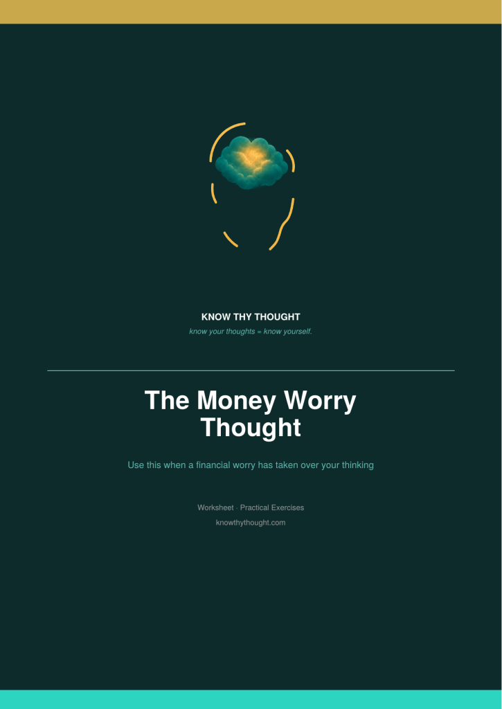 The Money Worry Thought
