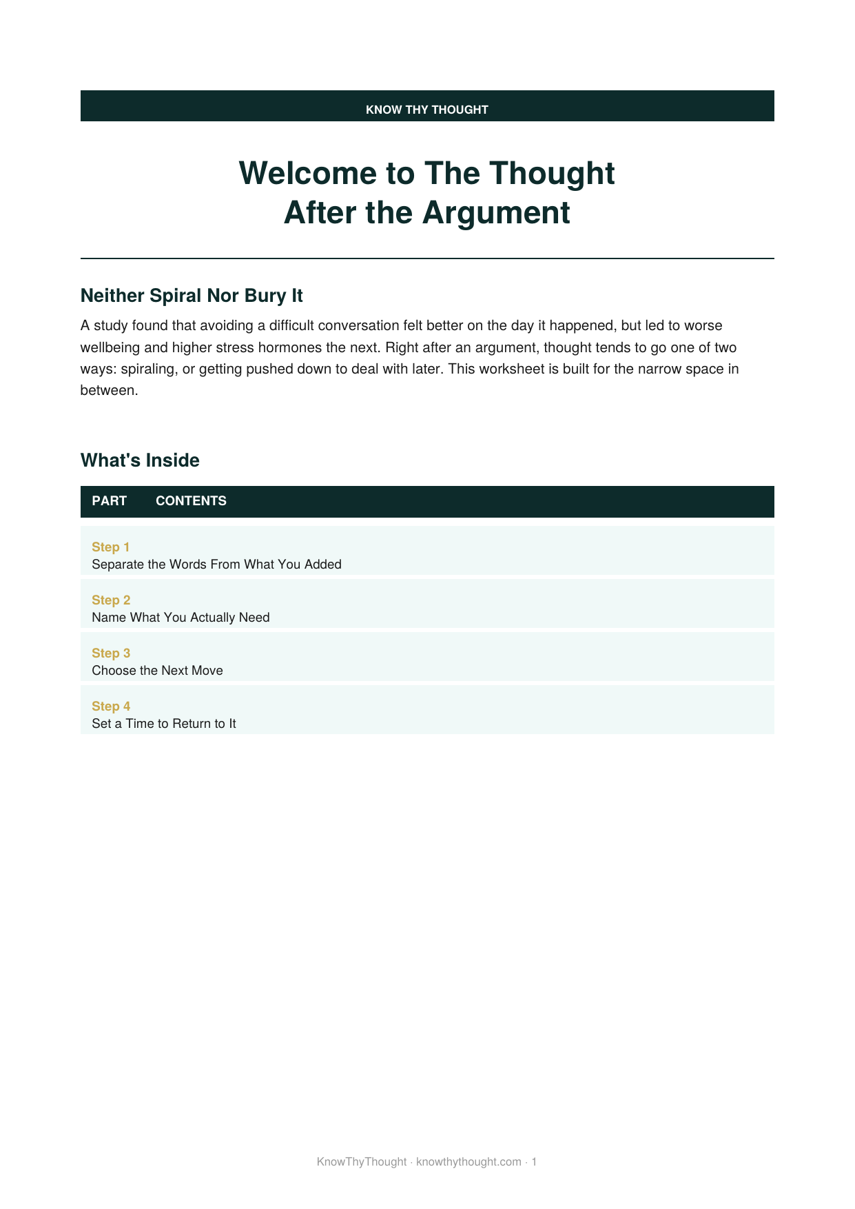 The Thought After the Argument - Image 2