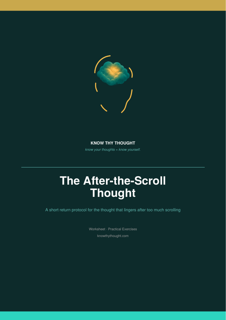 The After-the-Scroll Thought