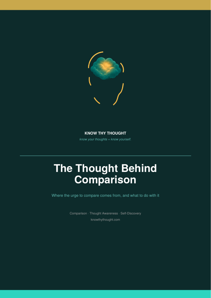 The Thought Behind Comparison