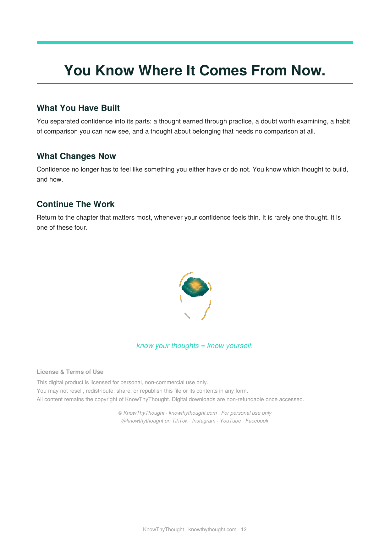 The Thought Behind Your Confidence - Image 3