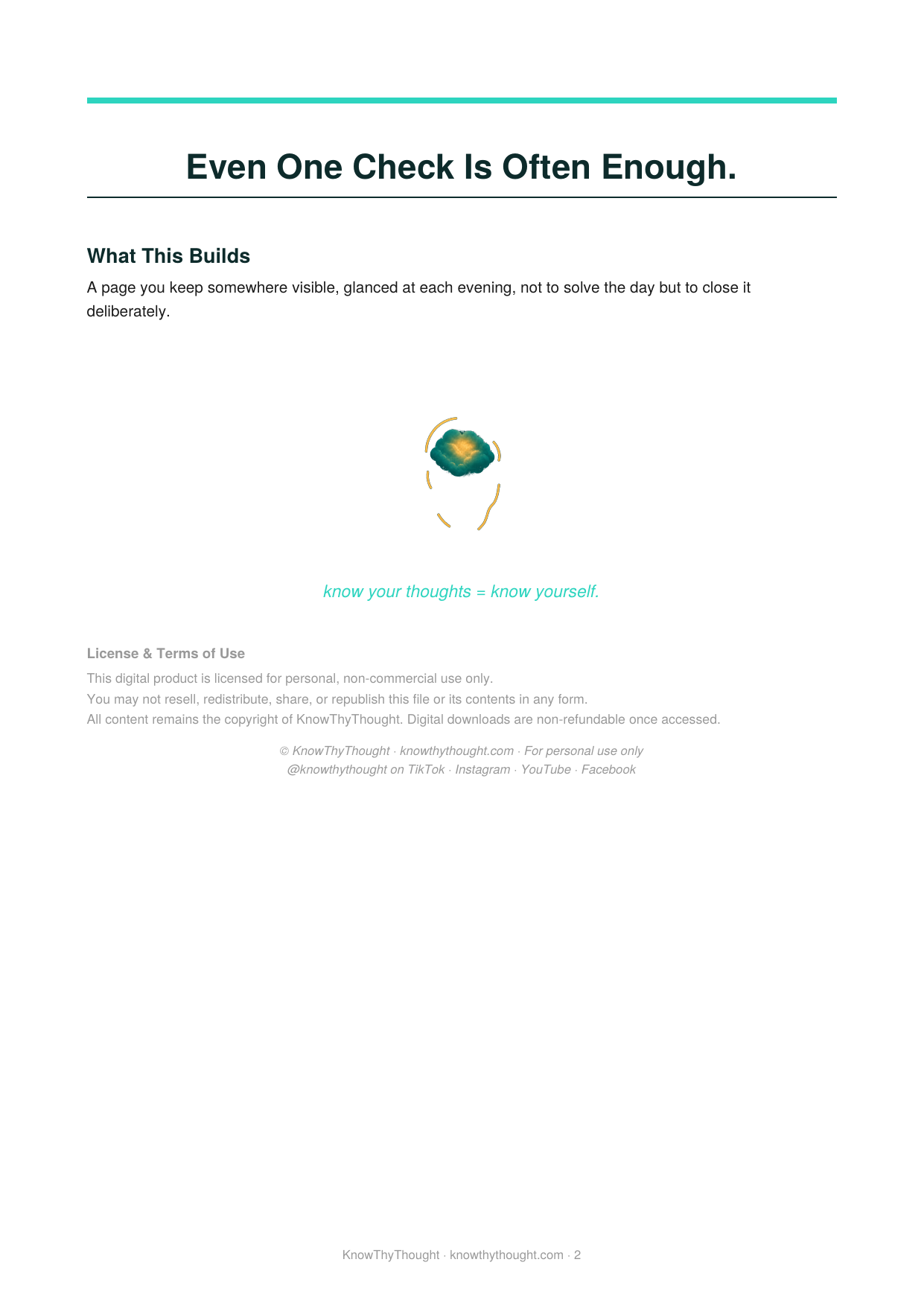 Thoughts to Check at the End of the Day - Image 3